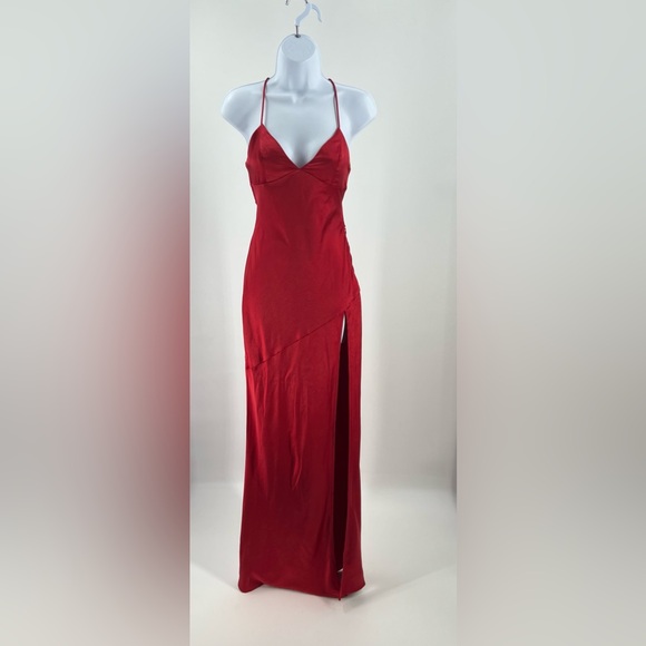 Babyboo Isobel Maxi Dress in Red, size Small, NWT Love Island Themed - Picture 4 of 14